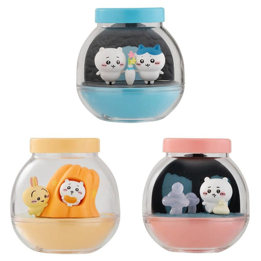 Capsurium Chiikawa Terrarium Capsule Set of 3 Pieces Chiikawa Capsule Terrarium Set of 3 - Bandai