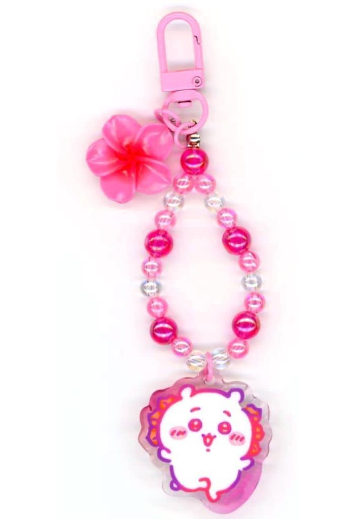 Chiikawa Shisa Beaded Acrylic Strap Chiikawa Nanka Chiisakute Kawaii Yatsu (Pre-owned) - Gray Parker Service