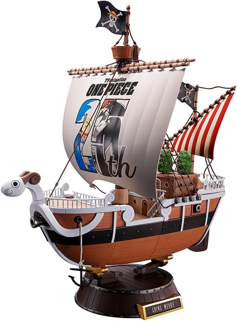 ONE PIECE Going Merry Chogokin Figure Anime 25th Anniversary Memorial Edition - Bandai