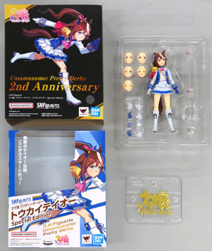 Umamusume Pretty Derby Tokai Teio S.H.Figuarts Special Edition 2nd Anniversary Sleeve Figure - Bandai