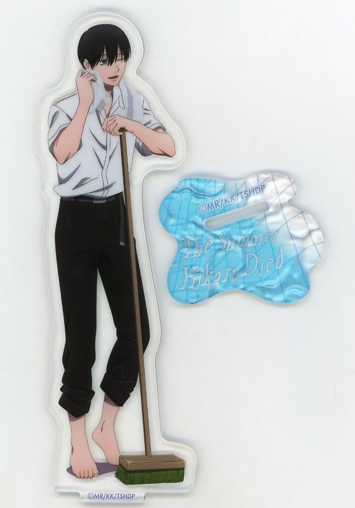 The Summer Hikaru Died Yoshiki Tsujinaka AFTER SCHOOL POOLSIDE POP UP SHOP Pool Cleaning Ver. Acrylic Stand