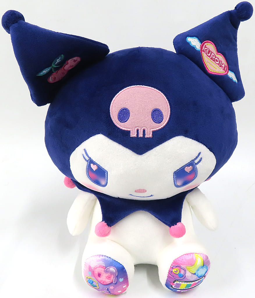 Kuromi Plush Sanrio Characters Neon Patch Ver. Sanrio Lucky Prize Plush Sanrio - Sanrio (Pre-owned)