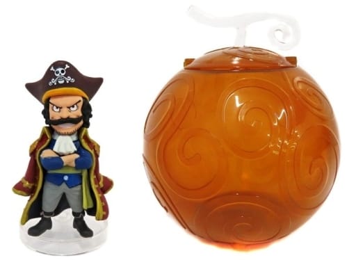 Monkey D. Luffy ONE PIECE Gol D. Roger One Piece Wanpi no Mi Vol.3 Capsule Figure - Bandai (Pre-owned)