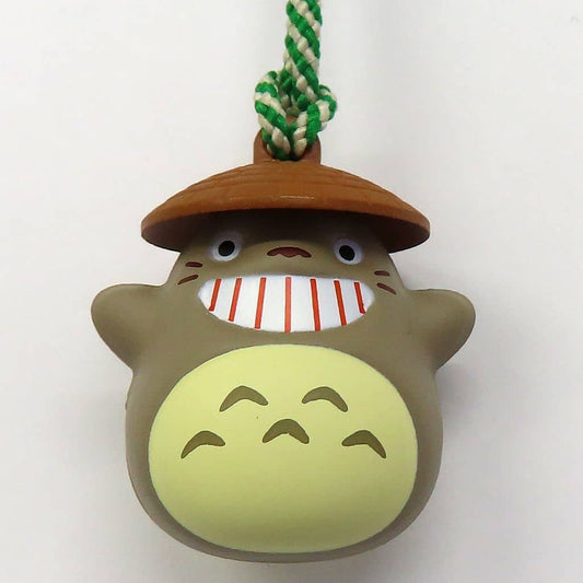 Totoro (Green) Dondoko-do Bell Netsuke Keychain Studio Ghibli Ghibli Park Exclusive, Pre-owned