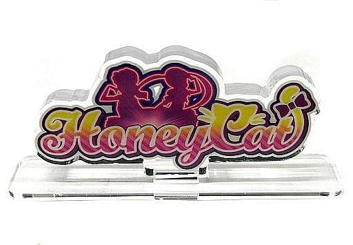 Aikatsu! Honey Cat Logo Display DX Acrylic Goods Premium Bandai Exclusive - Bandai