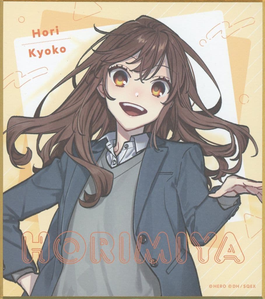 Horimiya Kyoko Hori e-STORE Lottery HERO × Hagiwara Daisuke Online Lottery Mini Shikishi - Square Enix
