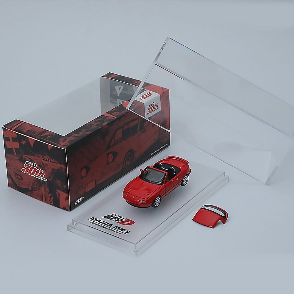 Initial D Mazda MX-5 (Red) 1/64 Model Car - ATS-MODELS