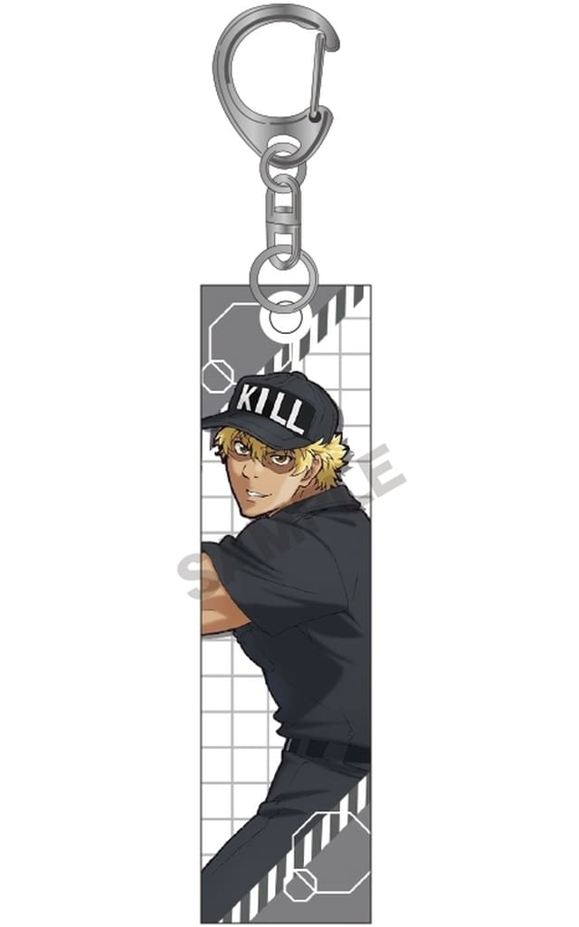 Cells at Work! Killer T Cell Acrylic Stick Keychain, Acrylic Goods, Pre-owned