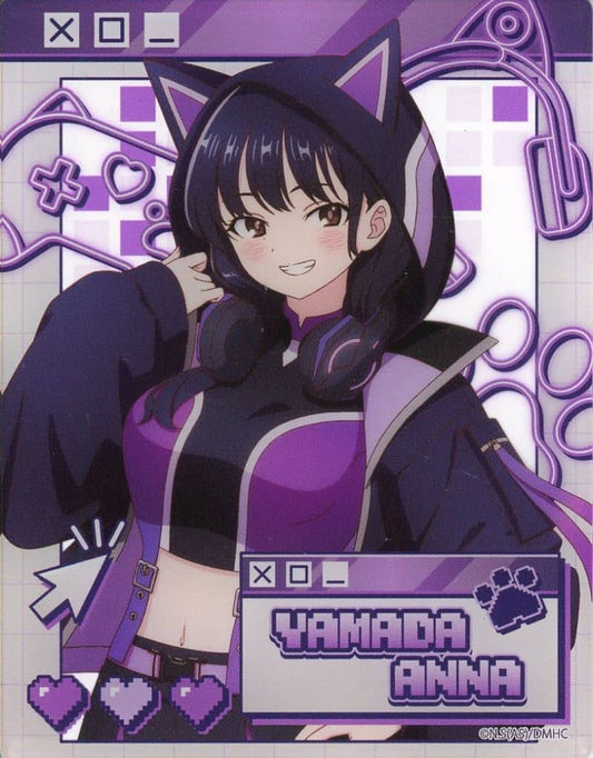 The Dangers in My Heart Anna Yamada eeo Store Cyber Neon Ver. B Acrylic Card 01 - A3