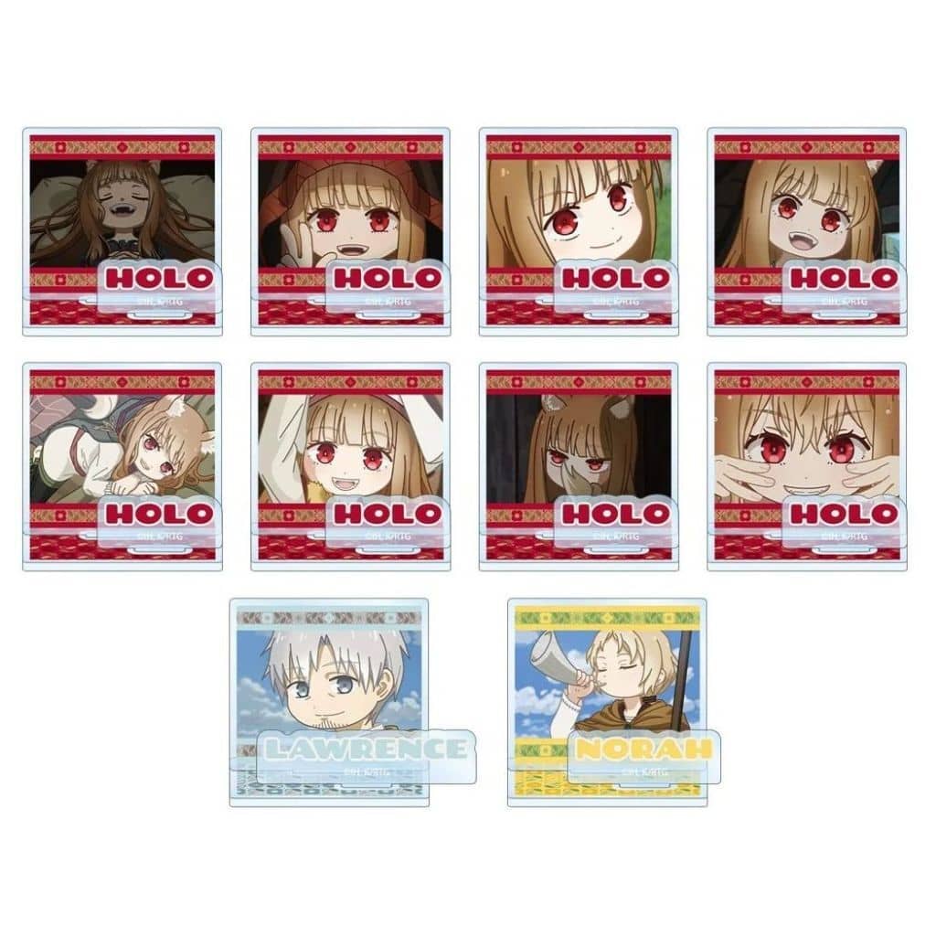Spice and Wolf Trading Yurukoma Acrylic Stand with Parts, Holo Craft, Lawrence, Nora, Arent - Arma Bianca