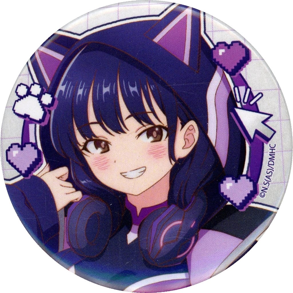 The Dangers in My Heart Anna Yamada Cyber Neon Ver. B Can Badge 05 - A3