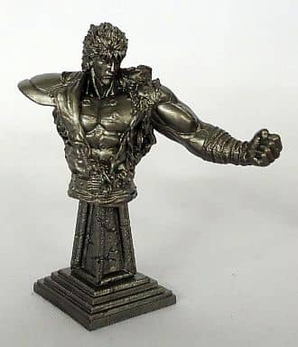 Fist of the North Star Kenshiro Raoh Kaiyodo Figure Collection Vol. 1 Silver Bust - Kaiyodo