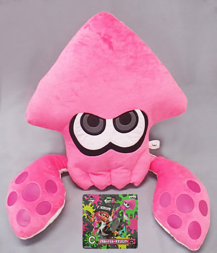 Splatoon Squid (Neon Pink) Ichiban Kuji Plush - Banpresto