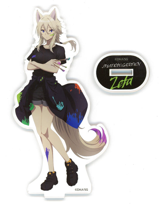 The Eminence in Shadow Zeta Black Painter Style Character Pop Store Acrylic Stand - Bandai Namco Amusement