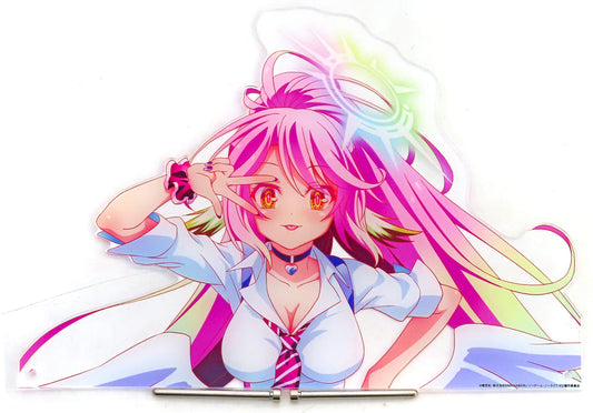 No Game No Life Jibril POP UP SHOP Gyaru Uniform Ver. Large Die-Cut Acrylic Panel - Arma Bianca