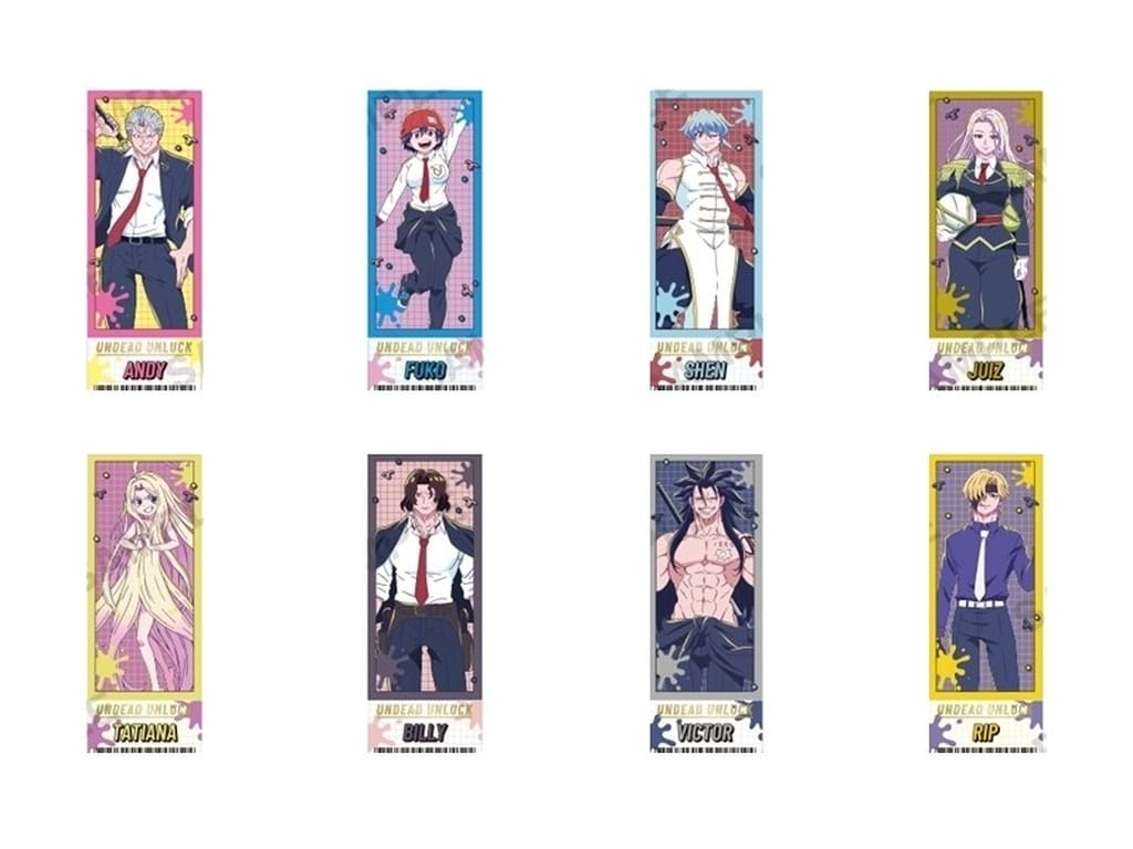 Undead Unluck Trading Ticket-Style Card City Pop ver. Box Set of 8 - Bushiroad Creative