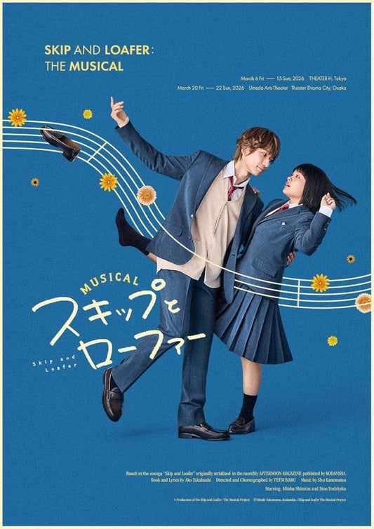 Skip and Loafer Musical Blu-ray/DVD Stage Recording, Shimizu Miisa, Yoshitaka Shion - TC Entertainment