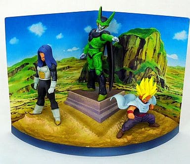 Dragon Ball Trunks, Gohan & Cell Diorama Figure Set Vol. 2