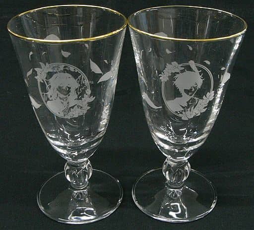 Violet Evergarden & Gilbert Bougainvillea Anniversary Pair Glass - Gifts from Ekarte