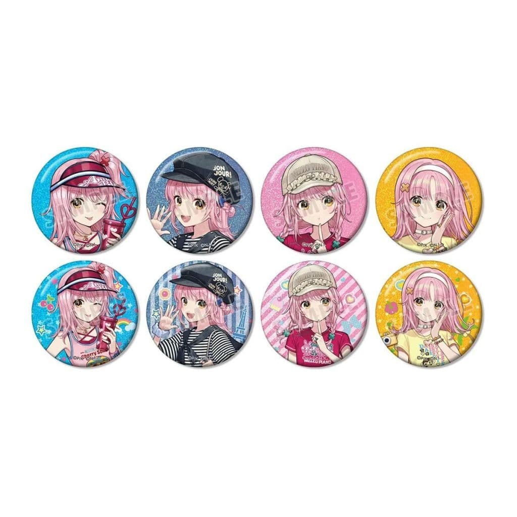 Shugo Chara! Cheli-san Illustration Trading Holographic Can Badge - Arma Bianca