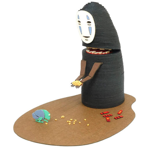 Studio Ghibli Mini Spirited Away No-Face Mini Chu Art Kit Papercraft Model Kit (Pre-owned)