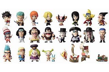 ONE PIECE Anikyara Heroes Vol.4 Water Seven Arc Normal Set 24 Pieces Trading Figure Set - Plex (Pre-owned)