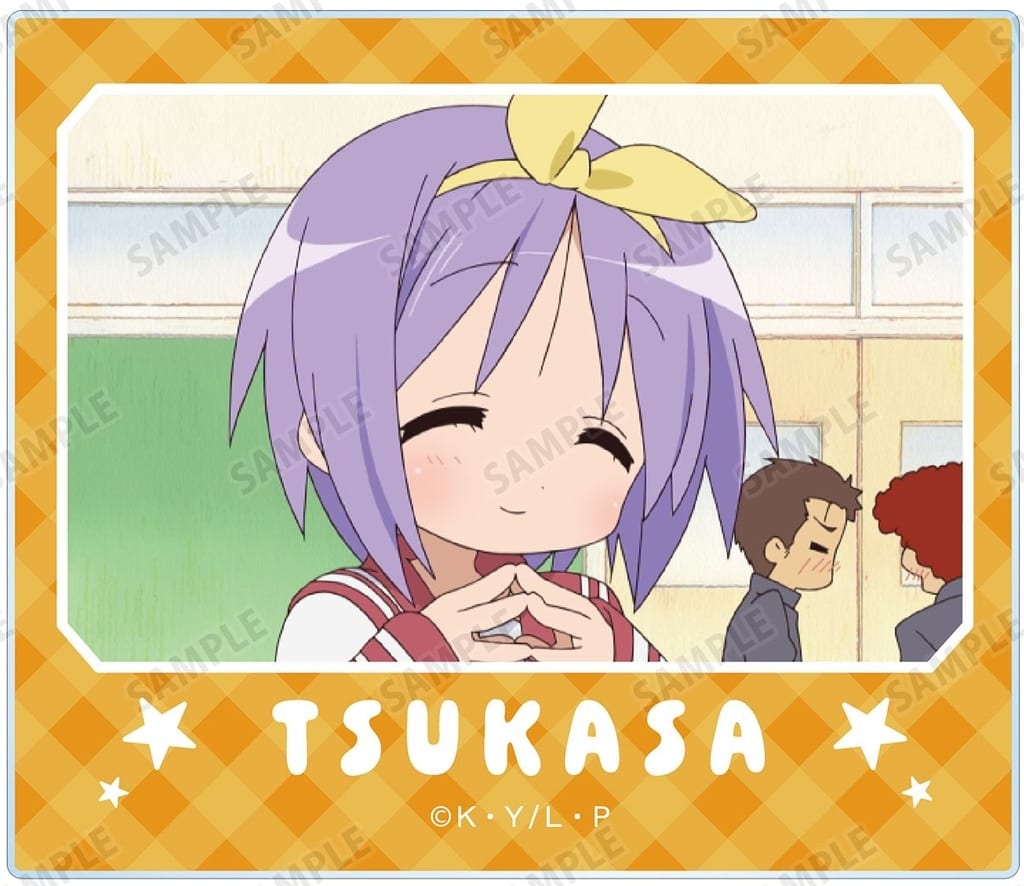 Lucky Star Tsukasa Hiiragi Acrylic Card TV Anime Trading Scene Photo Acrylic Card Arma Bianca (Pre-owned)