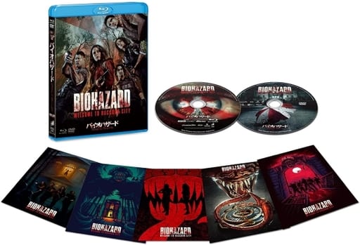Resident Evil: Welcome to Raccoon City 2-Disc Blu-ray & DVD Set with 5 Postcards (First Press Edition)