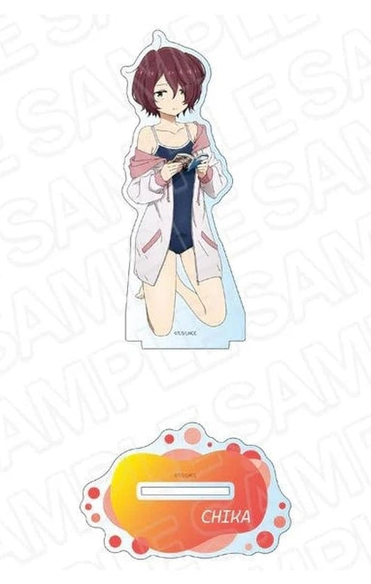 Too Many Losing Heroines! Chika Komari Swimsuit Ver. Large Acrylic Stand - Contents Seed