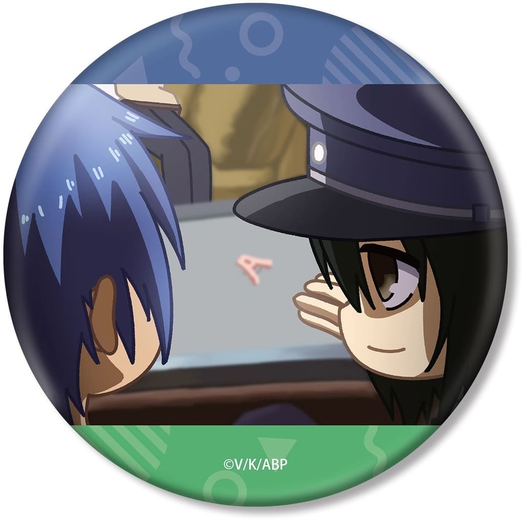 Angel Beats! Hideki Hinata Ayato Naoi Yuru Coma BIG Can Badge - Arma Bianca (Used)