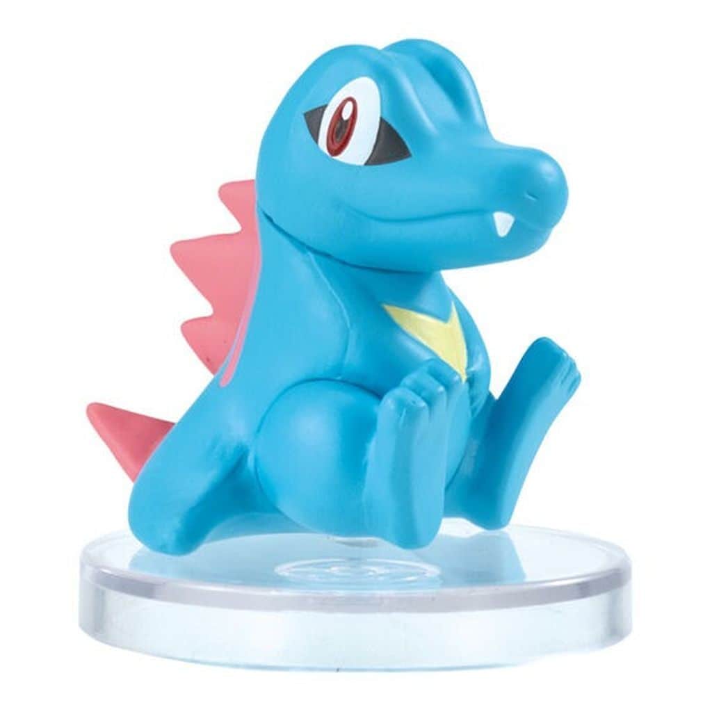 Totodile Pokémon Pocket Monsters Shippo Mitemite! Figure 3 Trading Figure - Bandai