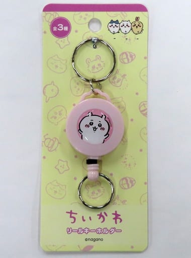 Chiikawa Reel Keychain Nankashii Yatsu Strap Chiikawa Character Keychain Retractable - Eikoh (Pre-owned)