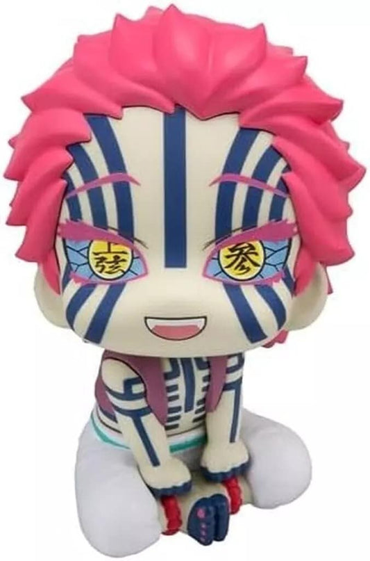 Demon Slayer: Kimetsu no Yaiba Akaza Look Up Figure with Mini Cushion - MegaHouse