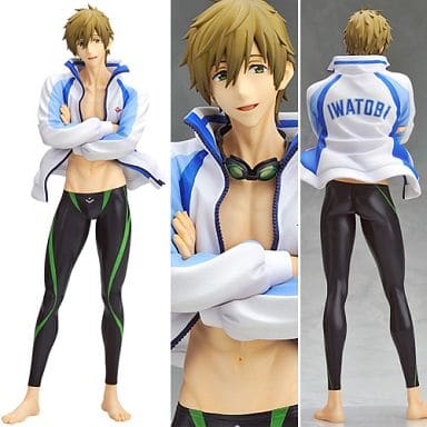 Free! Iwatobi Swim Club Makoto Tachibana ALTAiR 1/8 Scale PVC Painted Figure, Pre-owned - Hobby Stock