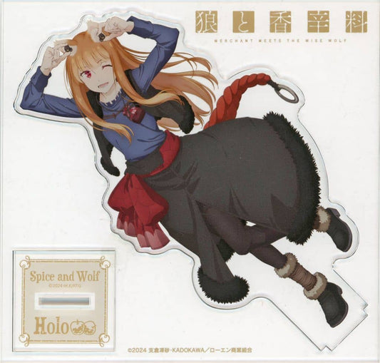 Holo Acrylic Stand Spice and Wolf MERCHANT MEETS THE WISE WOLF ONKYO DIRECT Anime Store Limited Pre-owned