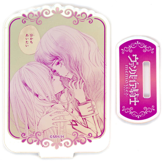Vampire Knight Acrylic Stand E. Koi & Ai (Warmhearted Sharing Scene) Manhuku Gacha C Prize (Pre-owned)