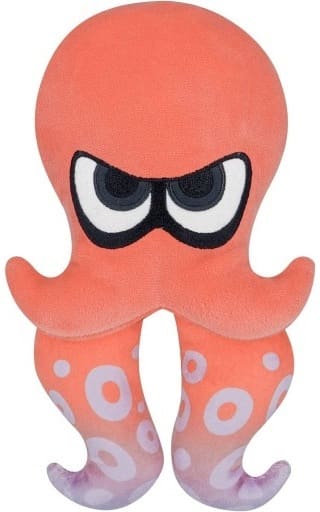 Splatoon Red Octopus ALL STAR COLLECTION S Size Plush - Sanei Boeki