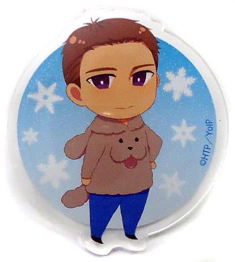 Michele Crispino Acrylic Badge Casual Ver. Yuri!!! on Ice - Contents Seed (Pre-owned)