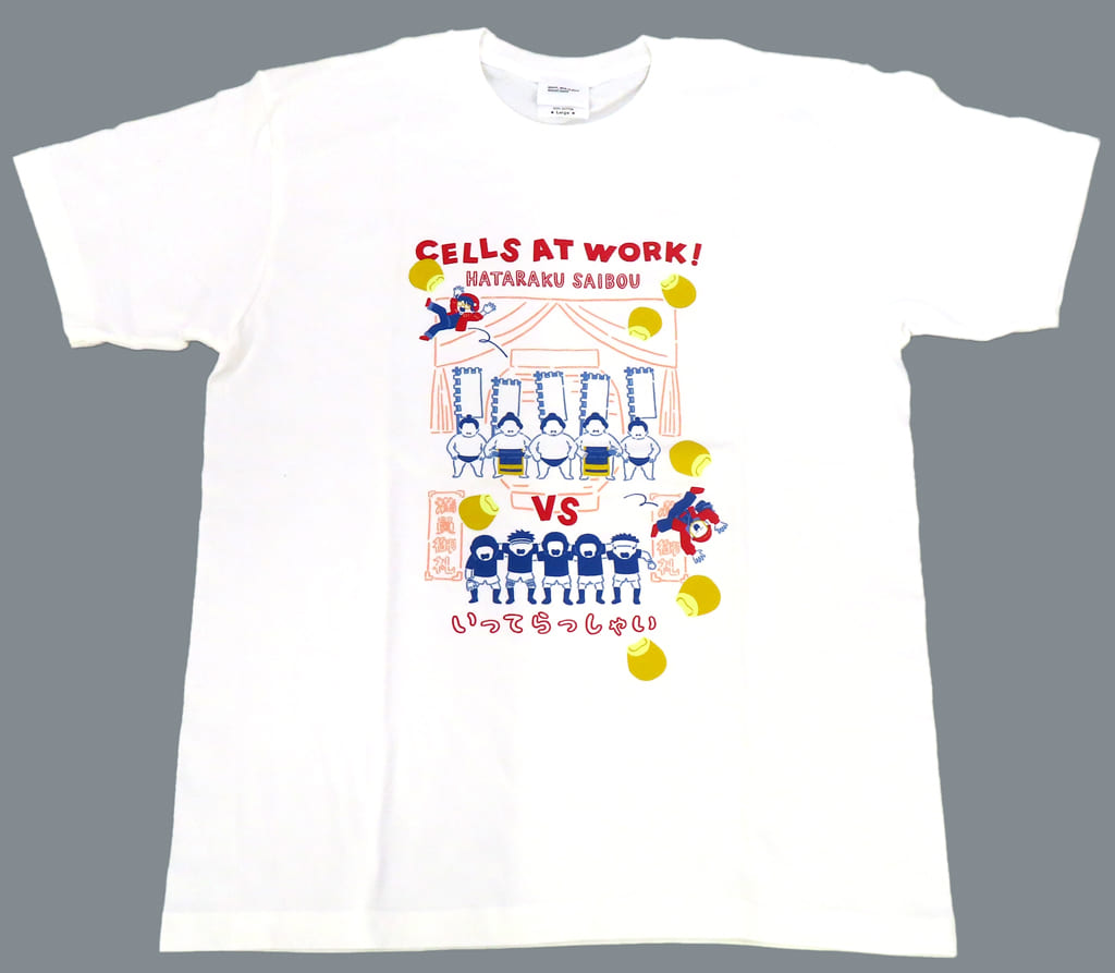 Cells at Work! T-Shirt White (Pre-owned) - Movic
