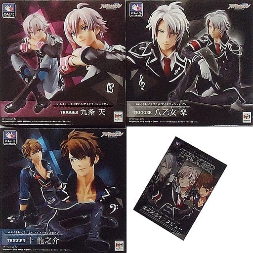 IDOLiSH7 Kujo Tenn, Yaotome Gaku, Juryunosuke TRIGGER Set of 3 Palmate Extra Figure Set MegaHouse - Used