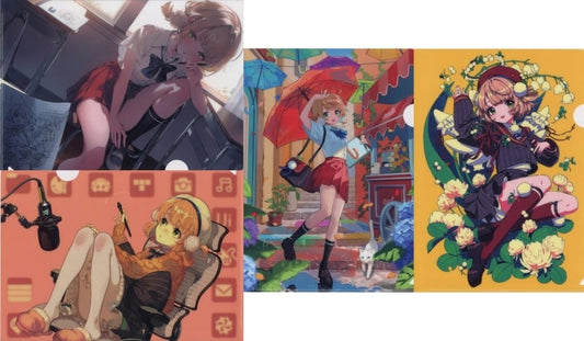 Shigure Ui 5th Anniversary Live “masterpiece” A4 Clear File Set of 4