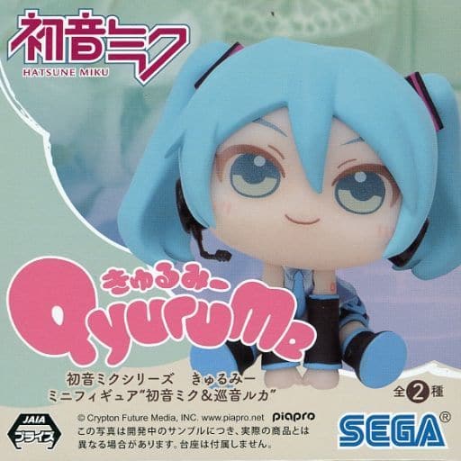 Hatsune Miku Kyurumi Mini Figure Hatsune Miku & Megurine Luka (EX) Vocaloid SEGA - SEGA