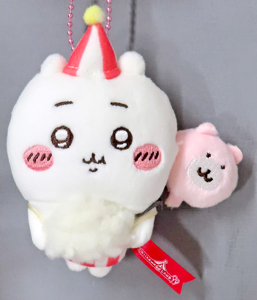 Chiikawa Chiikawa Land Ukiuki Mascot Keychain "Chiikawa Nanka Chiisakute Kawaii Yatsu" Pre-owned