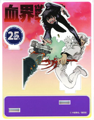 Trigun Chain Huang & Zap Renfro Acrylic Stand Blood Blockade Battlefront Used