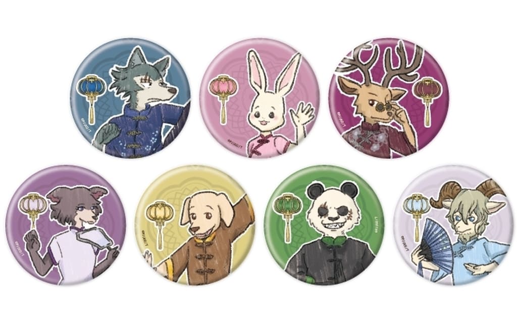BEASTARS GraffArt Trading Can Badge 7-Piece Box - A3
