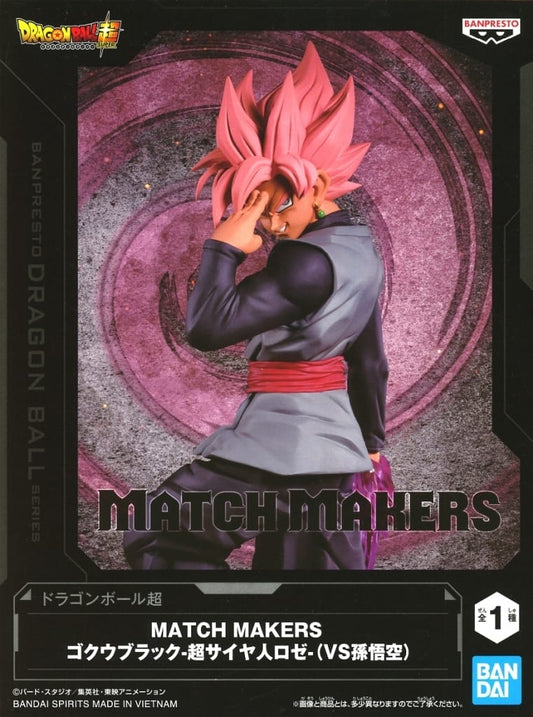 Dragon Ball Goku Black (Super Saiyan Rosé) & Son Goku MATCH MAKERS Figure - Banpresto