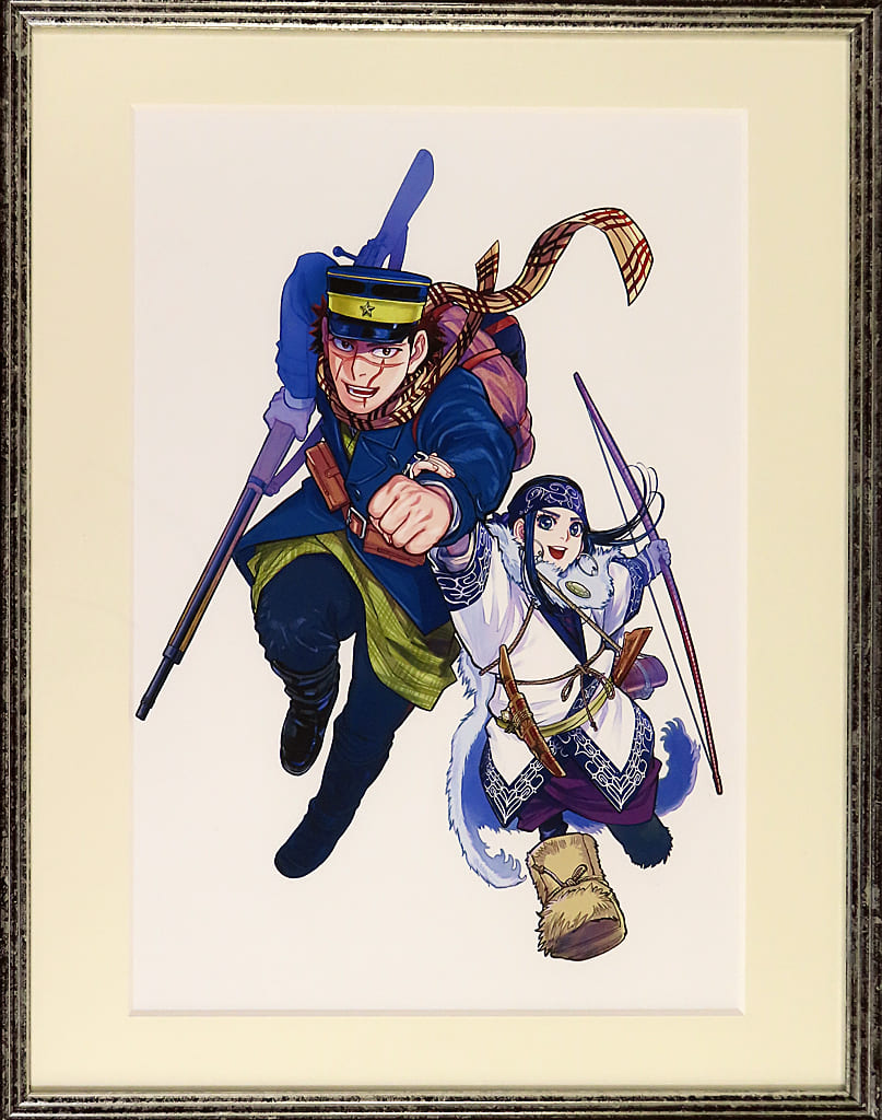 Golden Kamuy Exhibition Framed High-Definition Digital Color Key Visual Poster (Pre-owned)