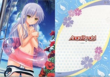 Angel Beats! Original A4 Clear File Game Stores Exclusive Pre-order Bonus Pre-owned