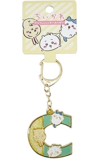 Chiikawa Chiikawa & Hachiware & Usagi Alphabet Keychain (C) - Used