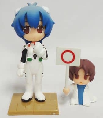 Neon Genesis Evangelion Rei Ayanami Puchi Eva: Eva Gurashi Series 5 Trading Figure - Bandai